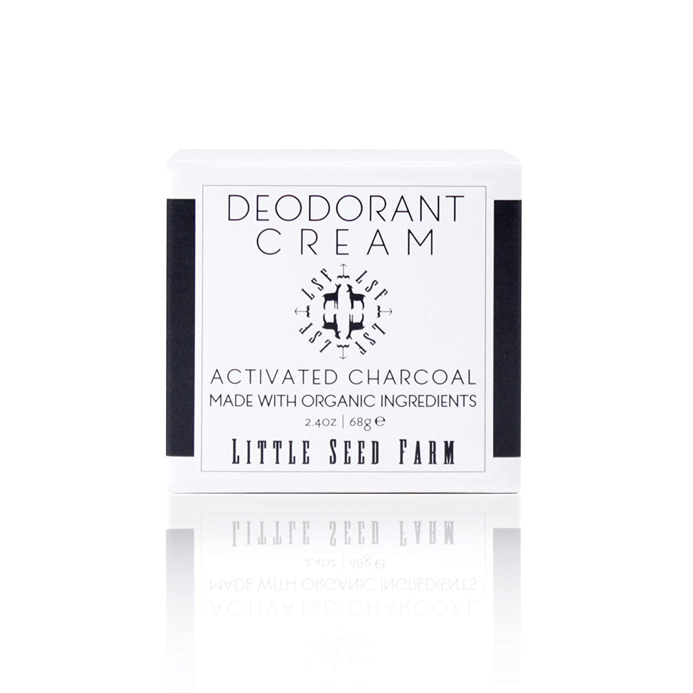 Little Seed Farm All Natural Deodorant Cream with Activated Charcoal
