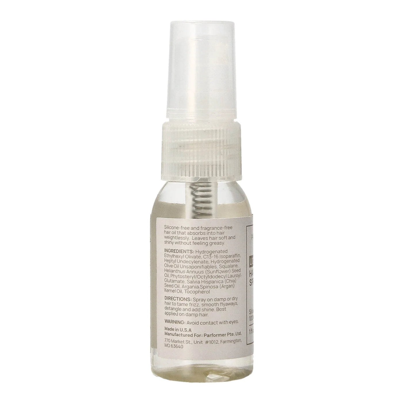 Lightweight Silicone Free Natural Hair Oil Serum